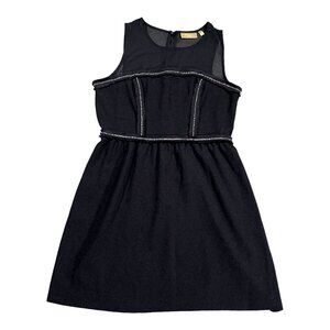 Vera Wang Princess Dress Juniors 9 Black A Line Sleeveless Short Event Evening